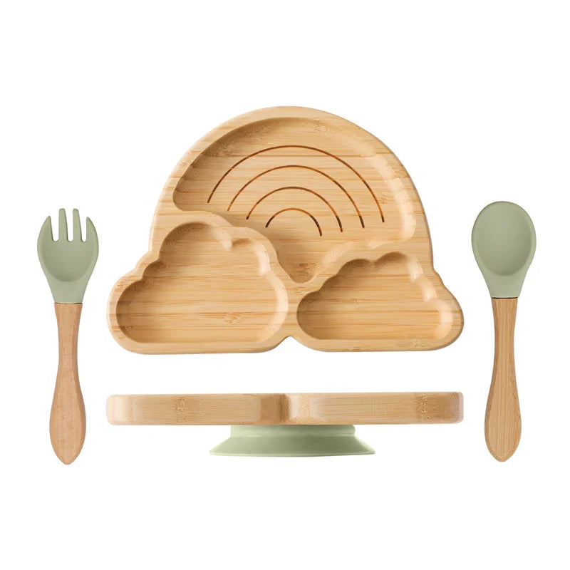 Bamboo Rainbow Weaning Set