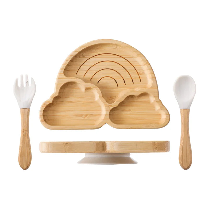 Bamboo Rainbow Weaning Set